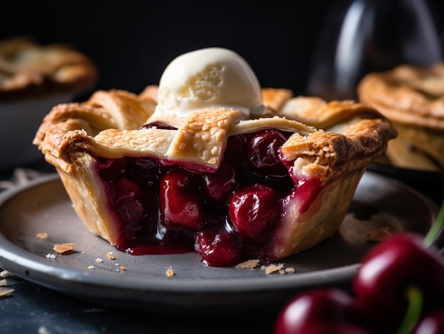 The Perfect Peek into a Cherry Pie