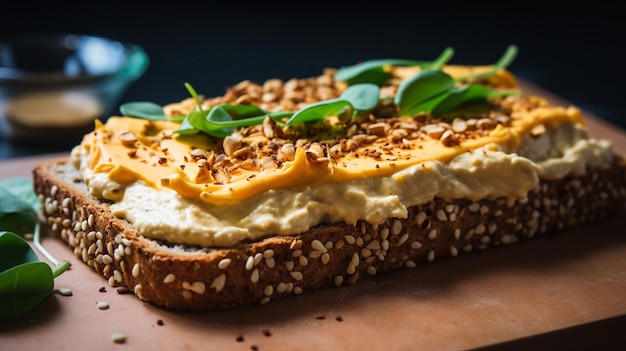 Perfect Vegan Cashew Cheese on the Bread