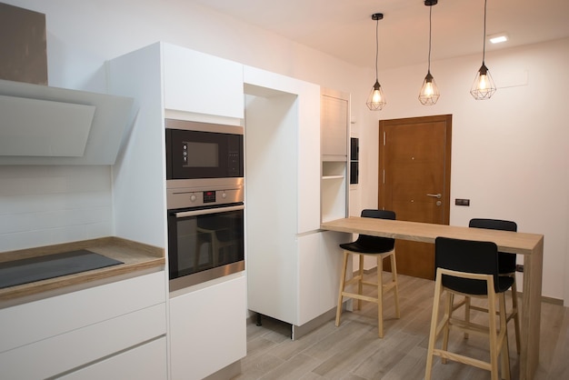 perfectly equipped modern kitchen in a home