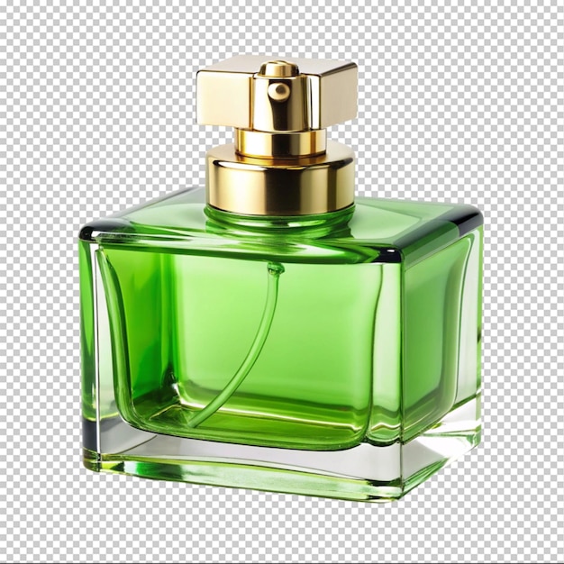 perfume bottle green