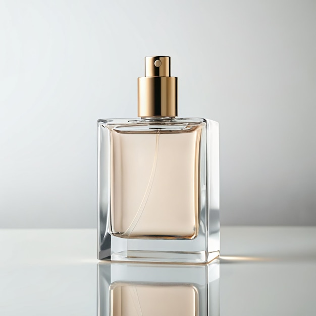 perfume bottle white background