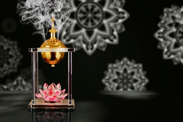 Perfume bottles of beautiful Arabic Islamic style