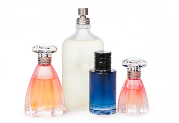 Perfume Bottles isolated