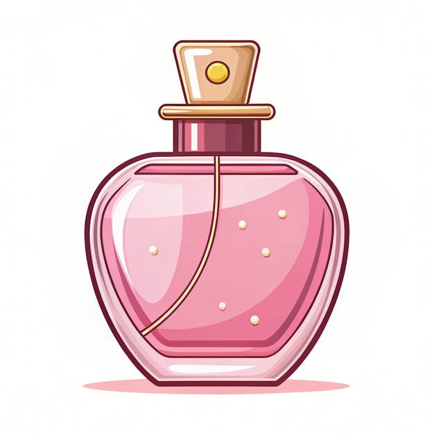 Photo perfume cartoon vector icon illustration fashion object icon concept isolated premium vector flat cartoon style