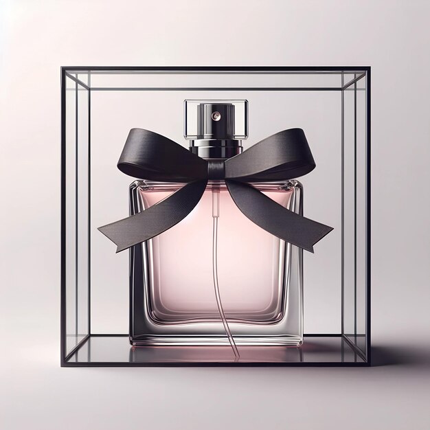 Perfume on a white background