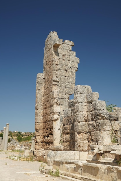 Perge Ancient City in Antalya Turkiye