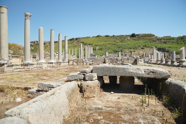 Perge Ancient City in Antalya Turkiye