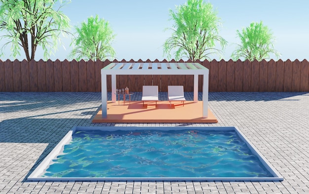 Pergola 3D image