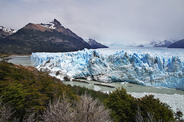 Photo perito moreno glacier close el calafate, patagonia, argentina