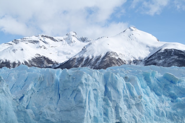 The Perito Moreno Glacier is a glacier located in the Los Glaciares National Park in Santa Cruz Province Argentina Patagonia