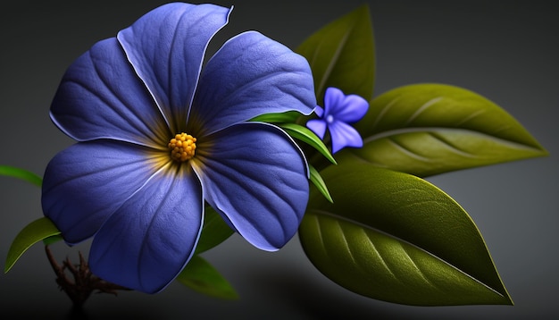 Periwinkle Flower Using Generative AI