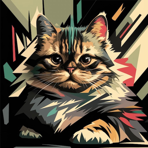 Persian Cat illustration