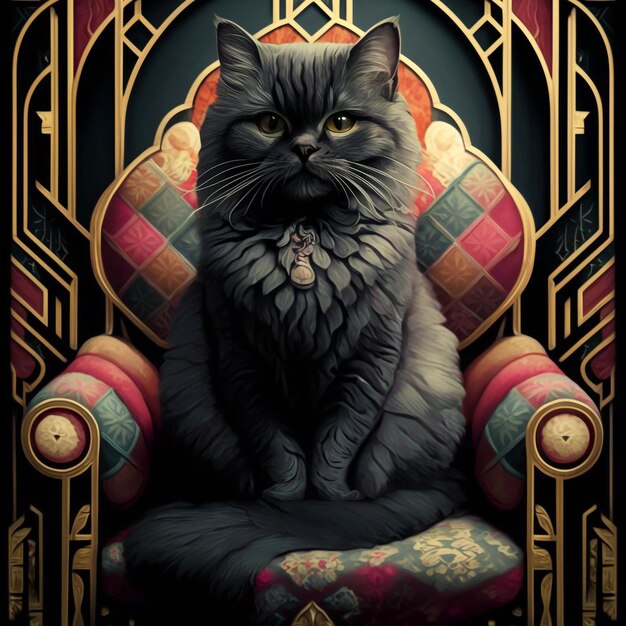 Persian Cat illustration