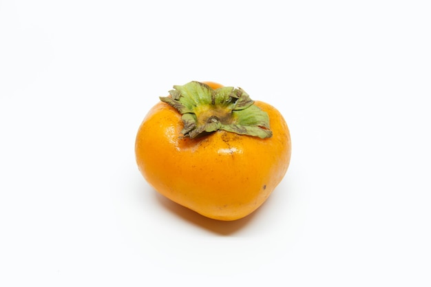 Persimmon on a white background