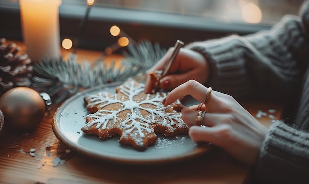 Person Enjoying Festive Season