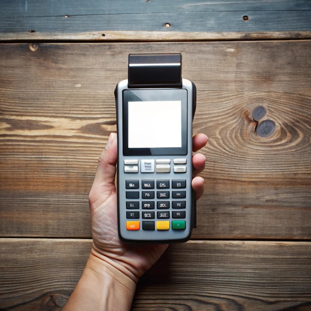 a person holding a calculator that says quot calculator quot