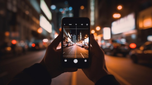 A person holding a phone