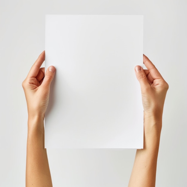 a person holding a piece of paper with the word  the word  on it