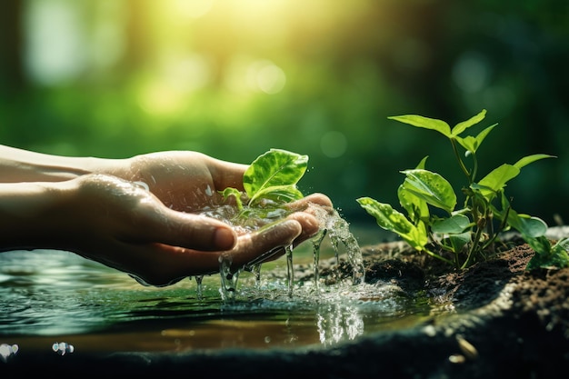 Person Holding Plant