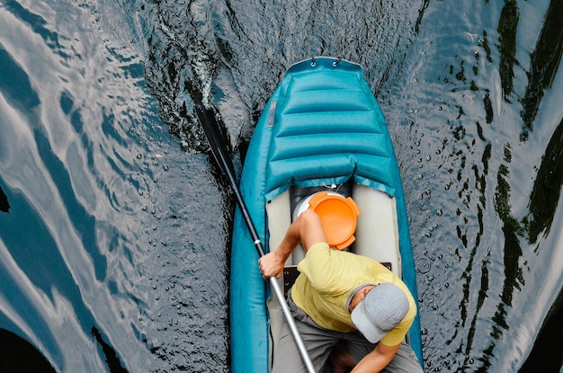 Person standing in water