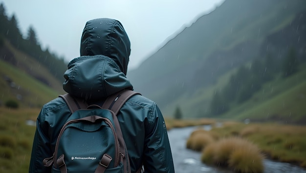 Photo a person with a backpack that says quot backpack quot on it