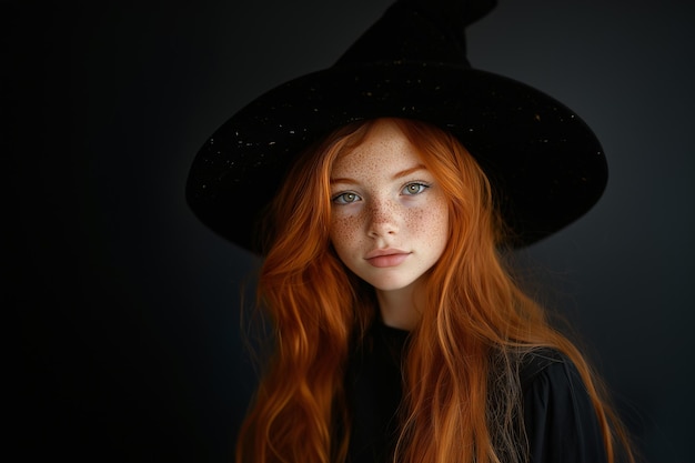 Person with Classic Witch costume for halloween parties