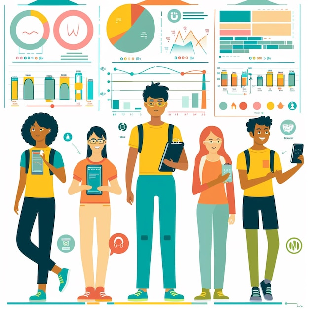 A persona chart illustrating the target users of a fitness app with demographics and user goals