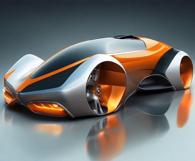 Personal car with supersonic speedcreated with Generative AI