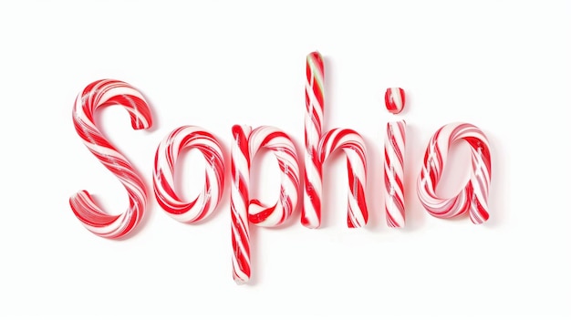 Photo personalized postcard perfect for decor created in candy cane typography