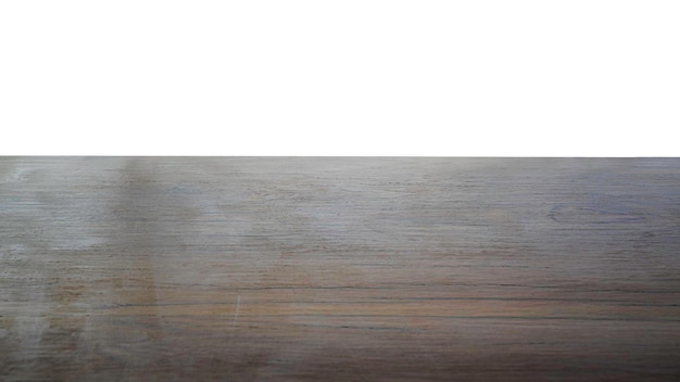 perspective wooden planks on a white background