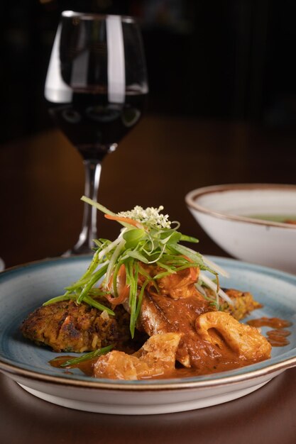 Peruvian food in hotel tableware by Yuri Ugarte Cespedes