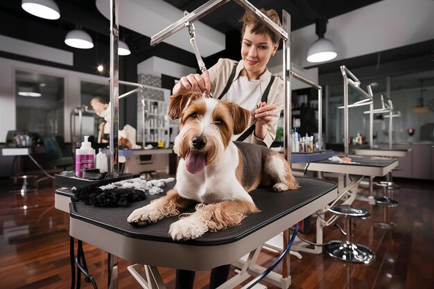 Photo pet beauty salon