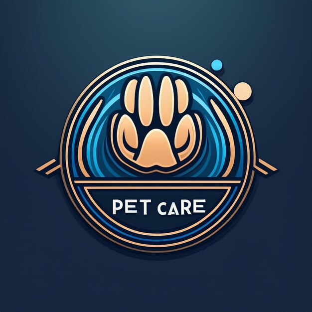 Photo pet care logo name and tagline design inspiration for branding