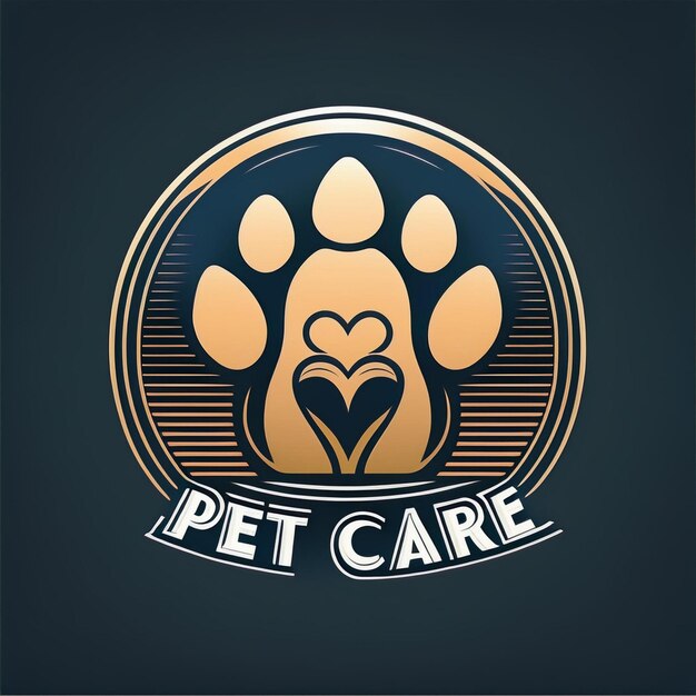 Photo pet care logo name and tagline design inspiration for branding