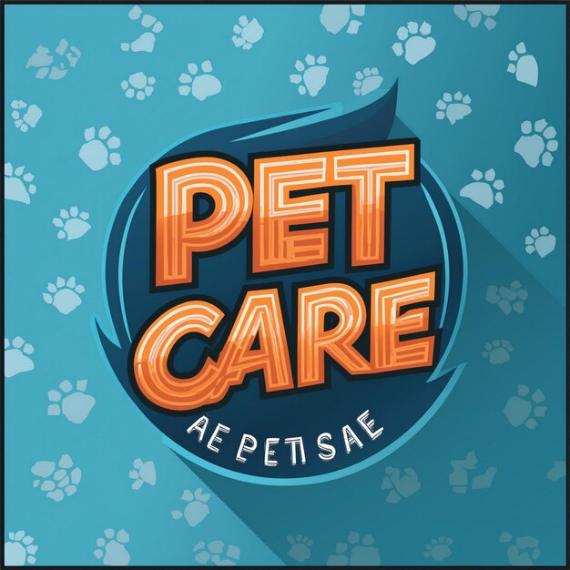 Photo pet care logo name and tagline design inspiration for branding