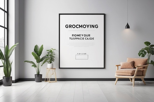 Pet Grooming Salon Pet Care Tips Signage Mockup with blank white empty space for placing your design