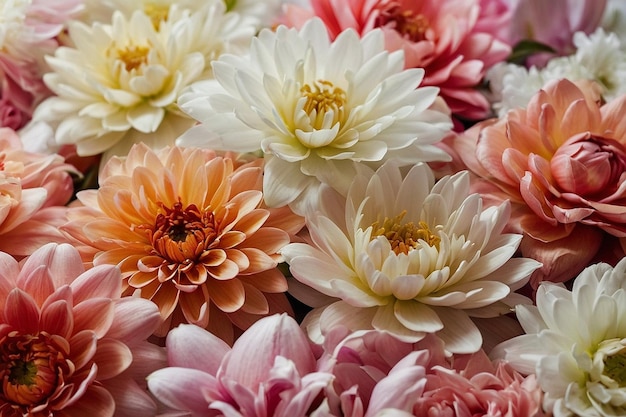 Petals and flowers close up