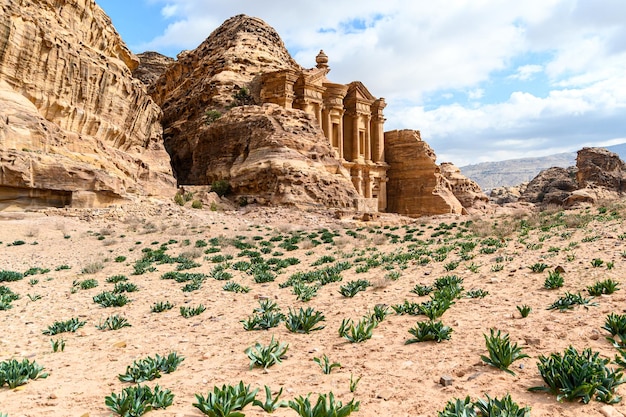 Petra Ad Deir Monastery in the ancient city of PetraJordan UNESCO World Heritage Site