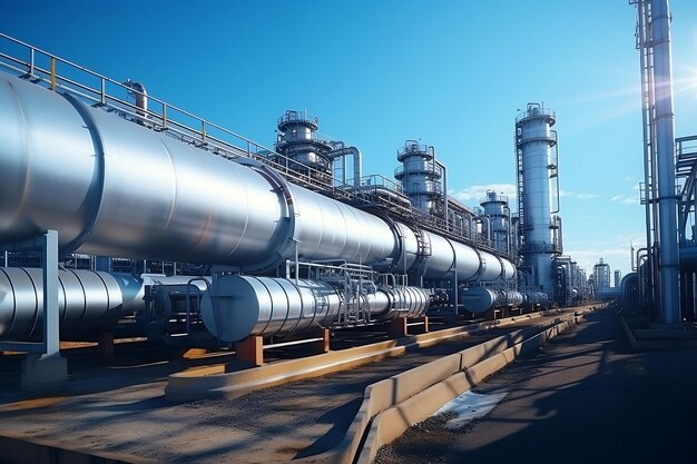 Petrochemical Gas Transportation in the Industry Pipeline AI