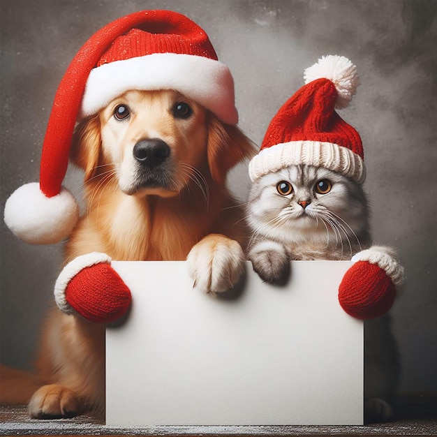 Pets prepared for Christmas