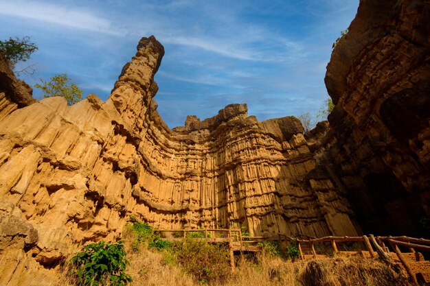 Pha Chor canyon in Mae Wang National Park Chiang MaiThailand