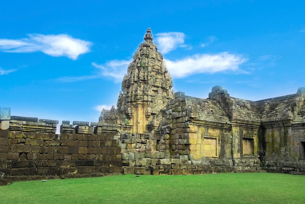 Phanom Rung historical park is Castle Rock old Architecture about a thousand years ago at Buriram ProvinceThailand