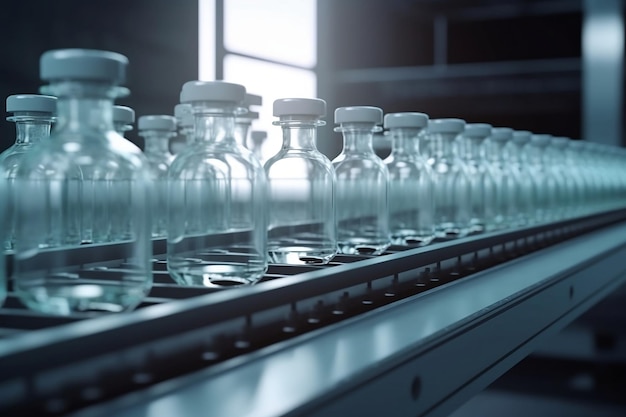 Pharmaceutical production Glass bottles Production of medicines tablets Generative AI