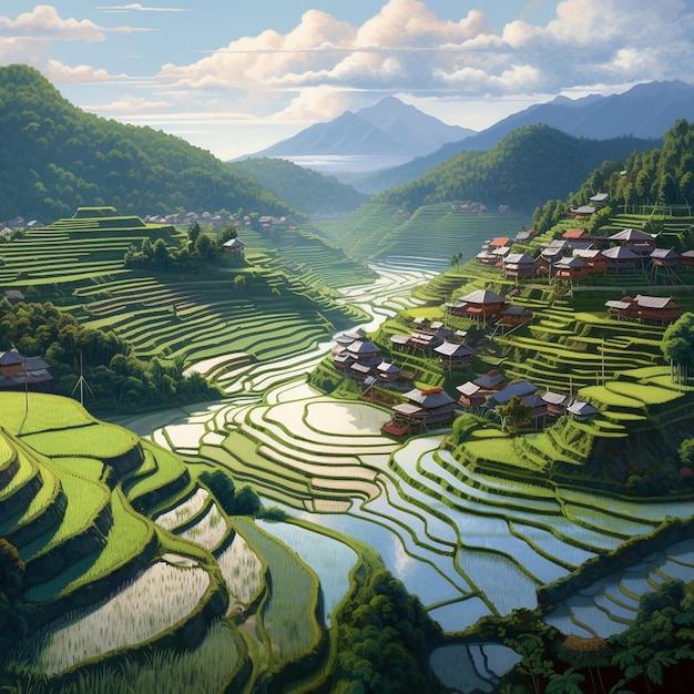 philippine rice terrace