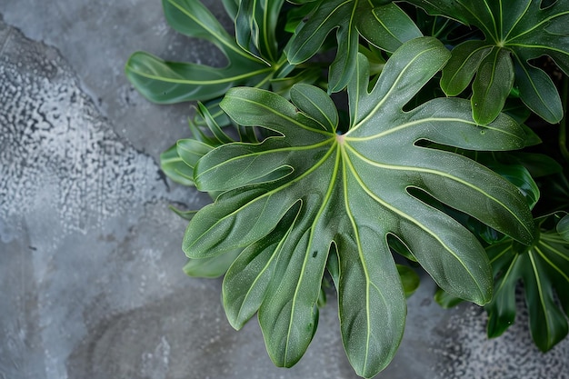 Philodendron xanadu leaf