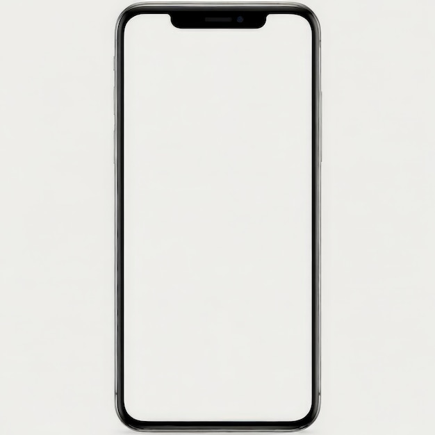 a phone that is on a white background