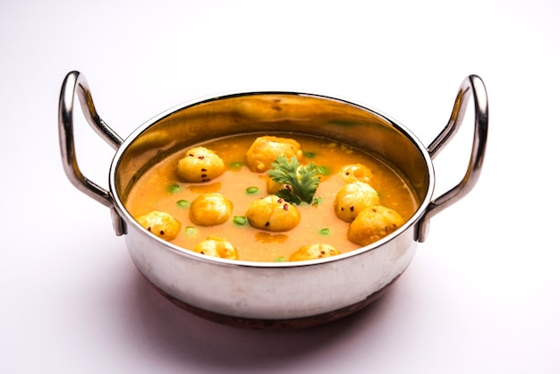 Phool Makhana Matar Gravy Sabzi or Lotus Seeds peas curry is an Indian recipe