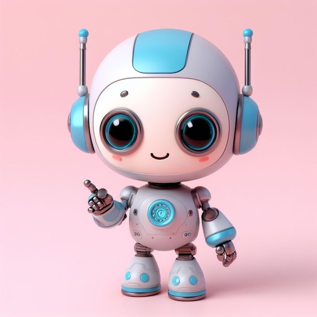 Photo 3D Robot character 3D Cute Robot