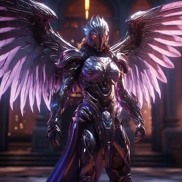 A photo of 8k ultra realistic archangel