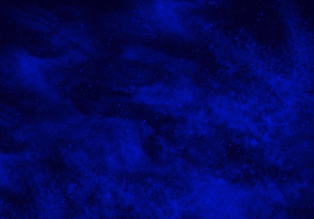 Photo abstract blue nebula background